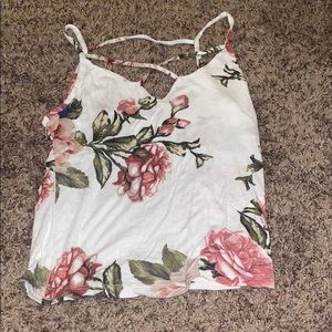 Flower crop top